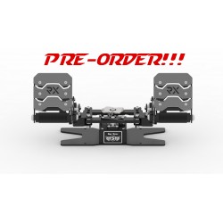 PRE-ORDER!!! RX Viper V3 Rudder Pedals (SILVER)