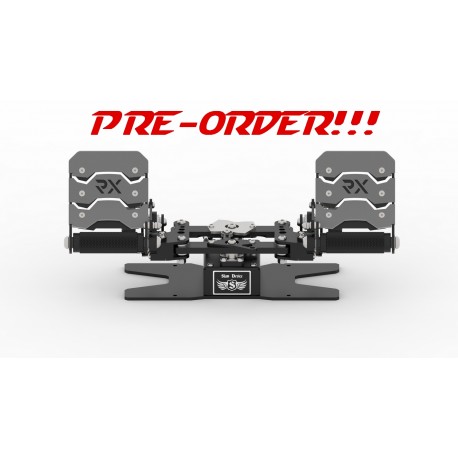 PRE-ORDER!!! RX Viper V3 Rudder Pedals (SILVER)