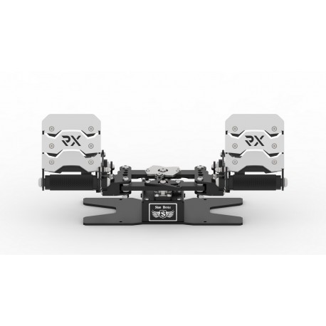 PRE-ORDER!!! RX Viper V3 Rudder Pedals (SILVER)